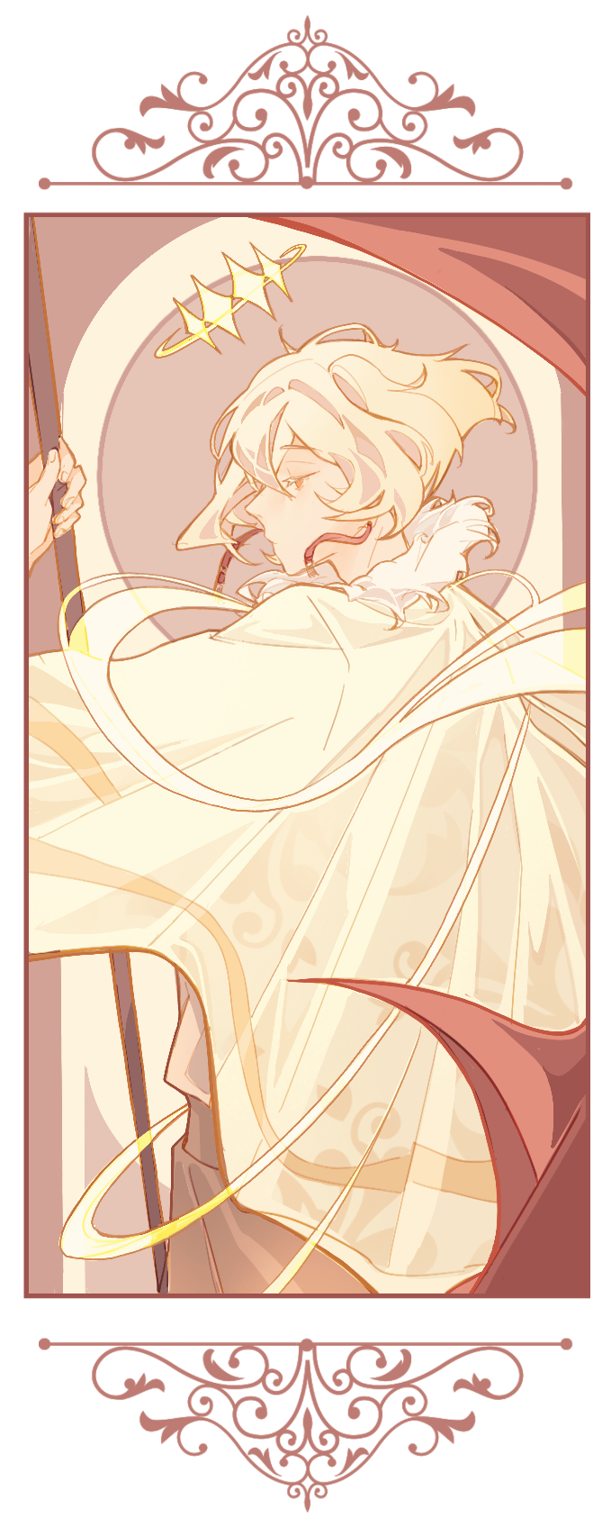 ambiguous_gender, androgynous, bob_cut, daleth_(sky:_children_of_the_light), earrings, from_side, grey_hair, highres