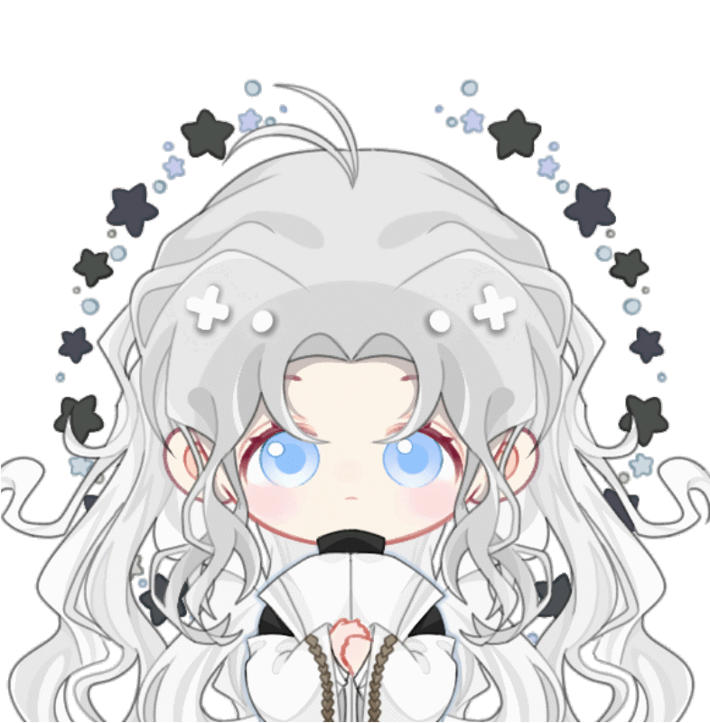 1boy, animated, animated_gif, chibi, chinese_clothes, hand_fan, holding, holding_fan, i_became_a_god_in_a_horror_game, long_hair, long_sleeves, looking_at_another, looking_at_viewer, male_focus, tavel, very_long_hair, white_hair, xinjinjumin5878665
