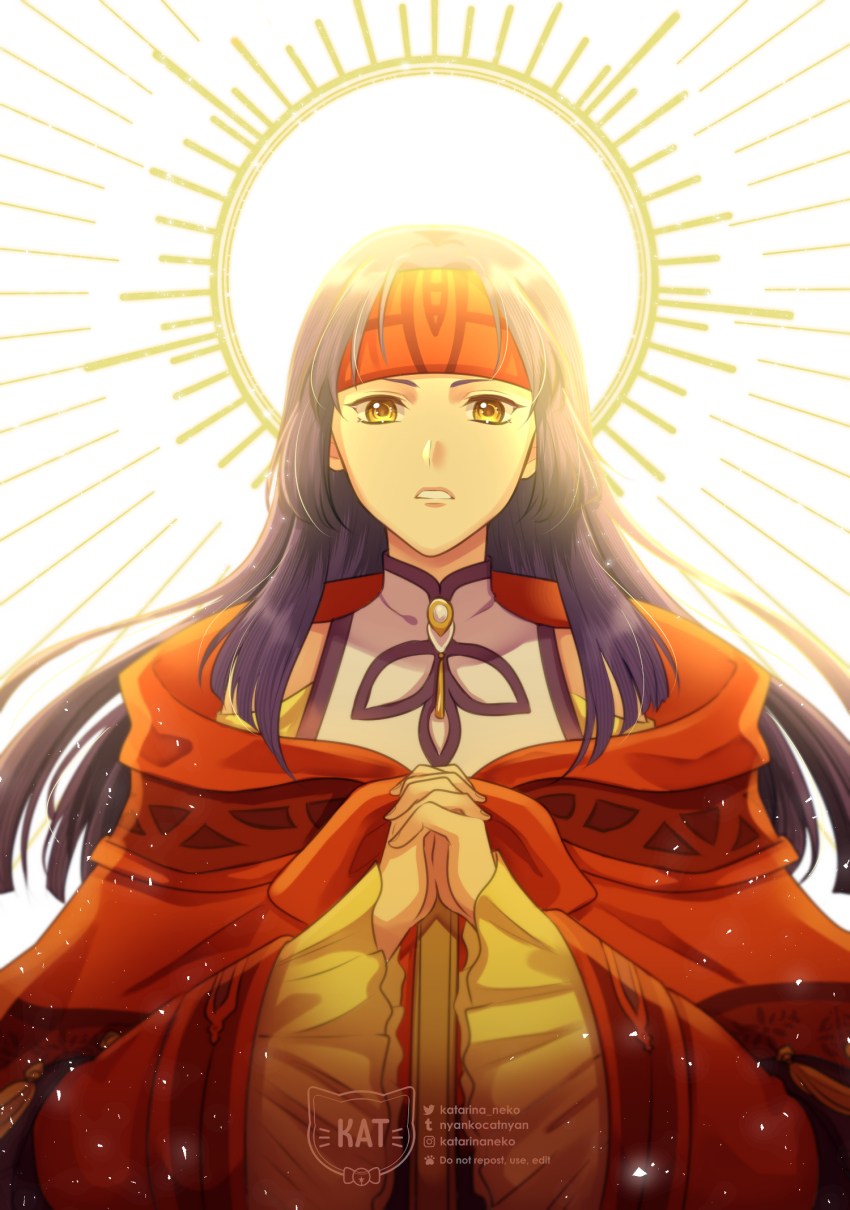 1girl, artist_name, fire_emblem, fire_emblem:_radiant_dawn, headband, highres, katarina_neko, long_hair