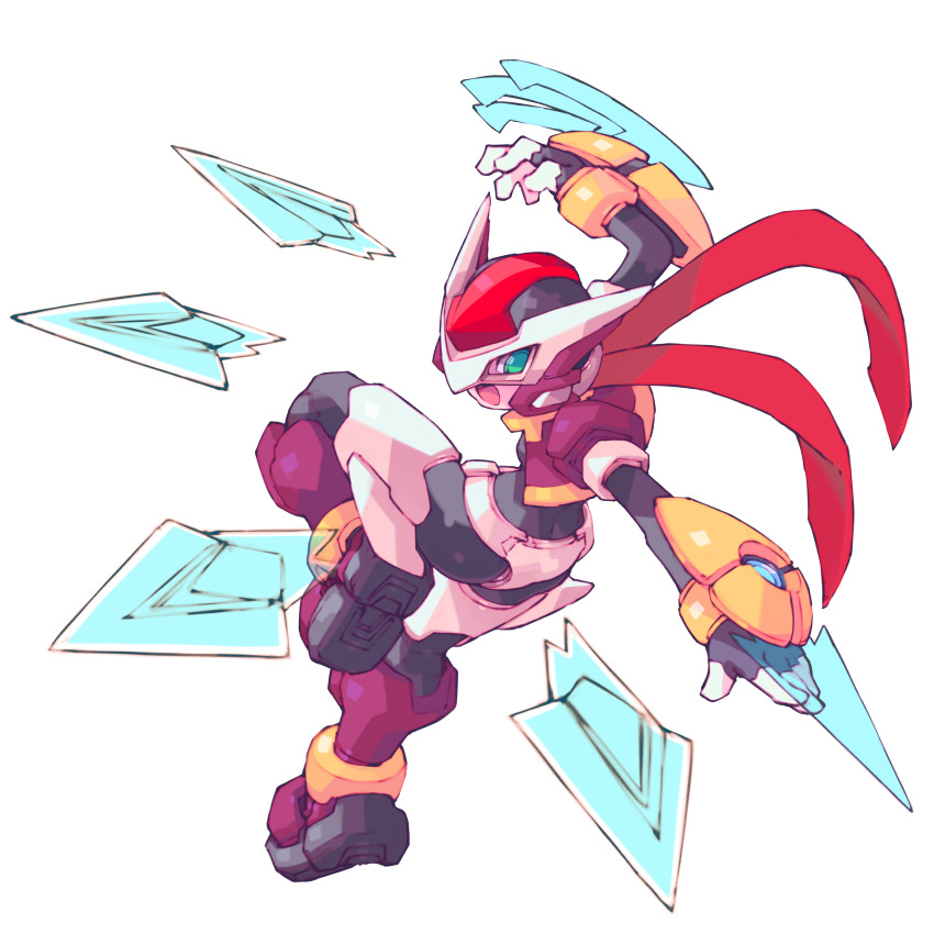 absurdres, aile_(mega_man_zx), armor, black_bodysuit, bodysuit, boots, claws, cropped_jacket