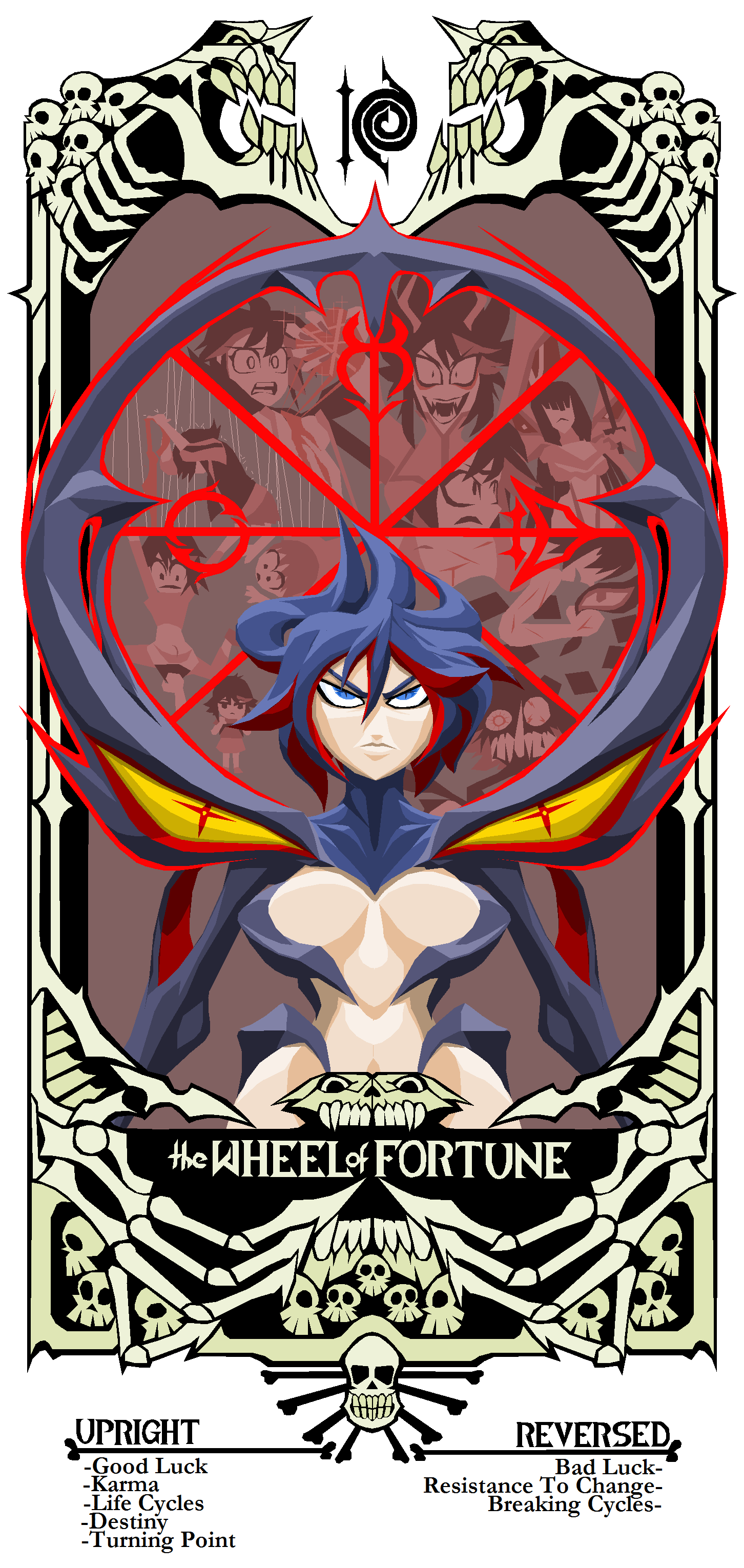 absurdres, ass, blood, card_(medium), child, fortune_(tarot_card), heart, highres
