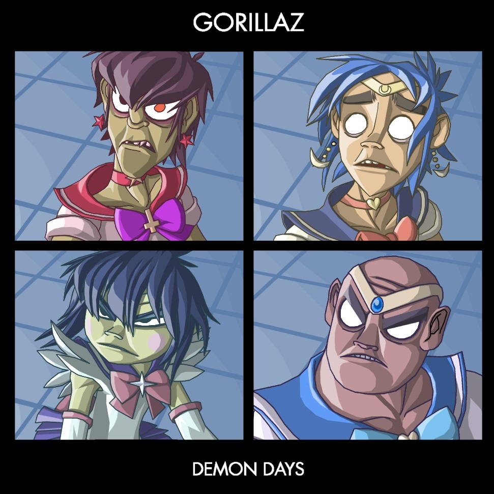 bishoujo_senshi_sailor_moon, cosplay, demon_days_(gorillaz), gorillaz, meme, murdoc_niccals, noodle_(gorillaz), parody