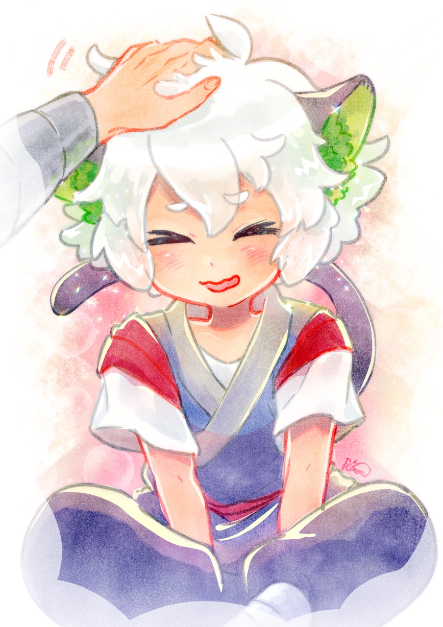 2boys, animal_ears, black_pants, black_tail, blush, cat_boy, cat_ears, cat_tail