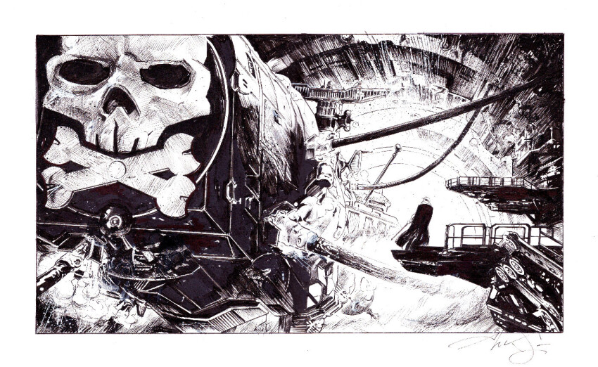 1boy, aleksi_briklot, arcadia, cable, cape, commentary, damaged, dirty