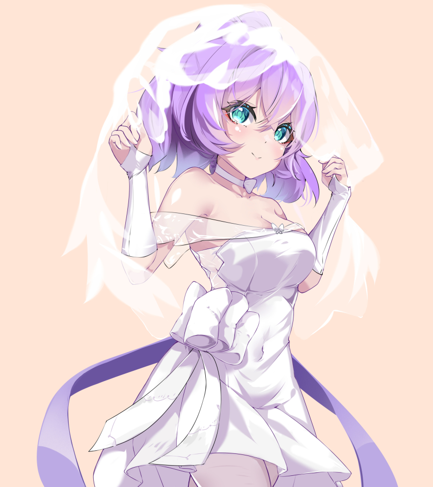 1girl, absurdres, aqua_eyes, azur_lane, breasts, cleavage, dress, highres