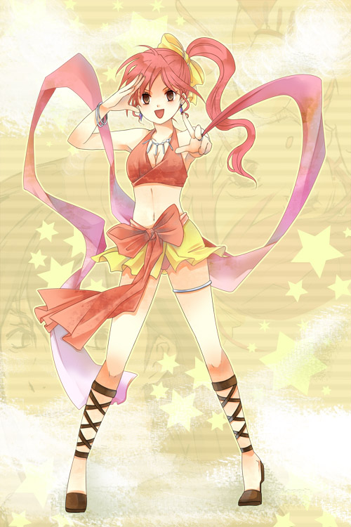 bow, bracelet, dancer, earrings, fire_emblem, fire_emblem:_mystery_of_the_emblem, hair_bow, jewelry