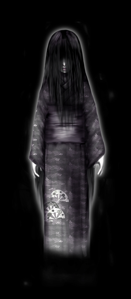 1girl, aged_down, black_hair, fatal_frame, fatal_frame_ii:_crimson_butterfly, female_focus, ghost, japanese_clothes