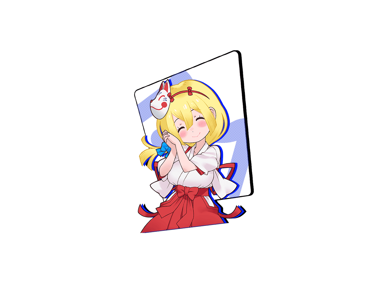 1girl, blonde_hair, game_cg, kobako_tsukiyomi, long_hair, m_hold’em, official_art, red_eyes