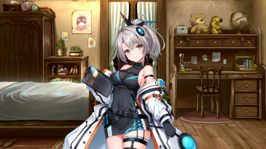 1girl, breasts, dmm, large_breasts, minashigo_x, sideboob, tagme, thighs