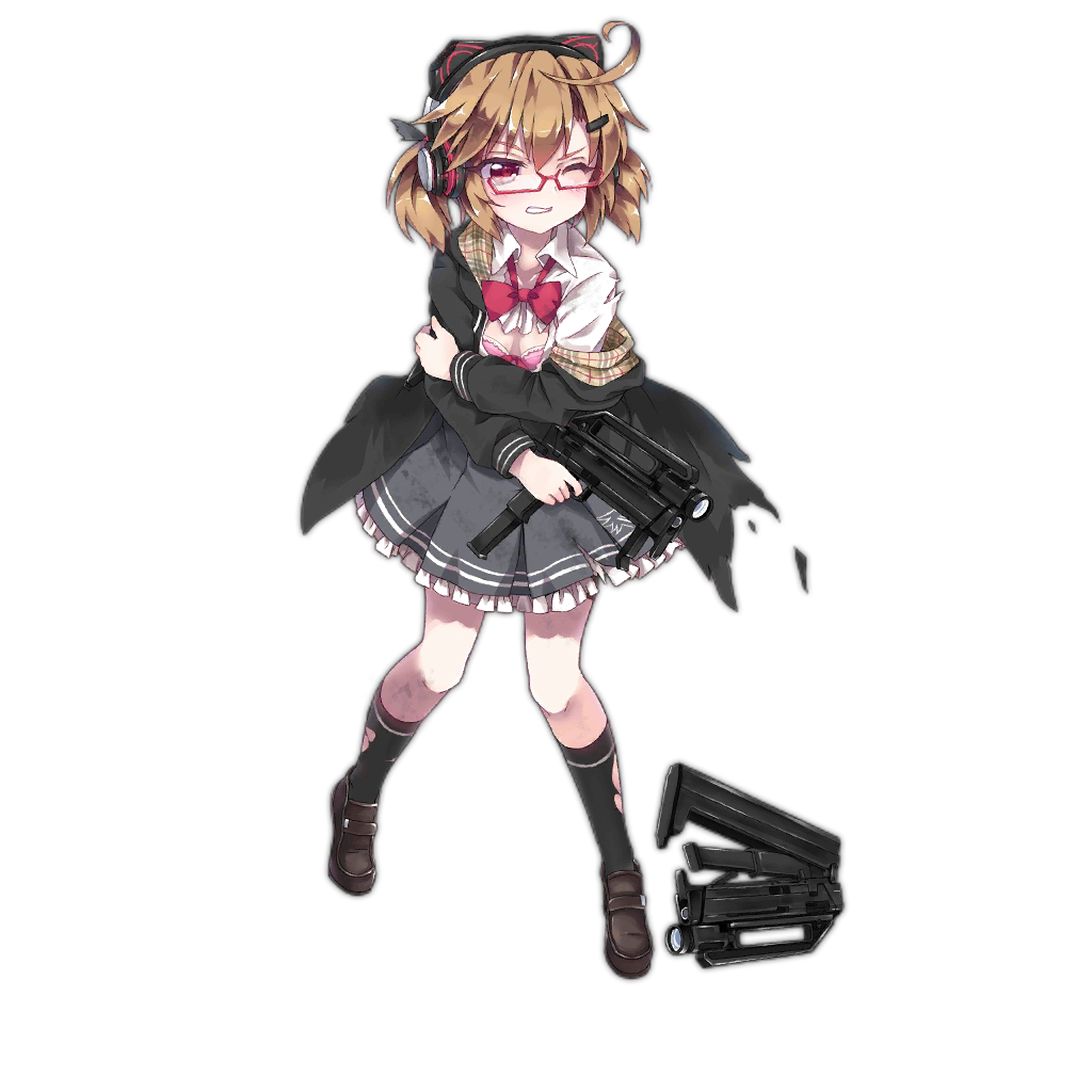 ahoge, animal_ear_headphones, animal_ears, black_hoodie, black_socks, blush, bow, bowtie