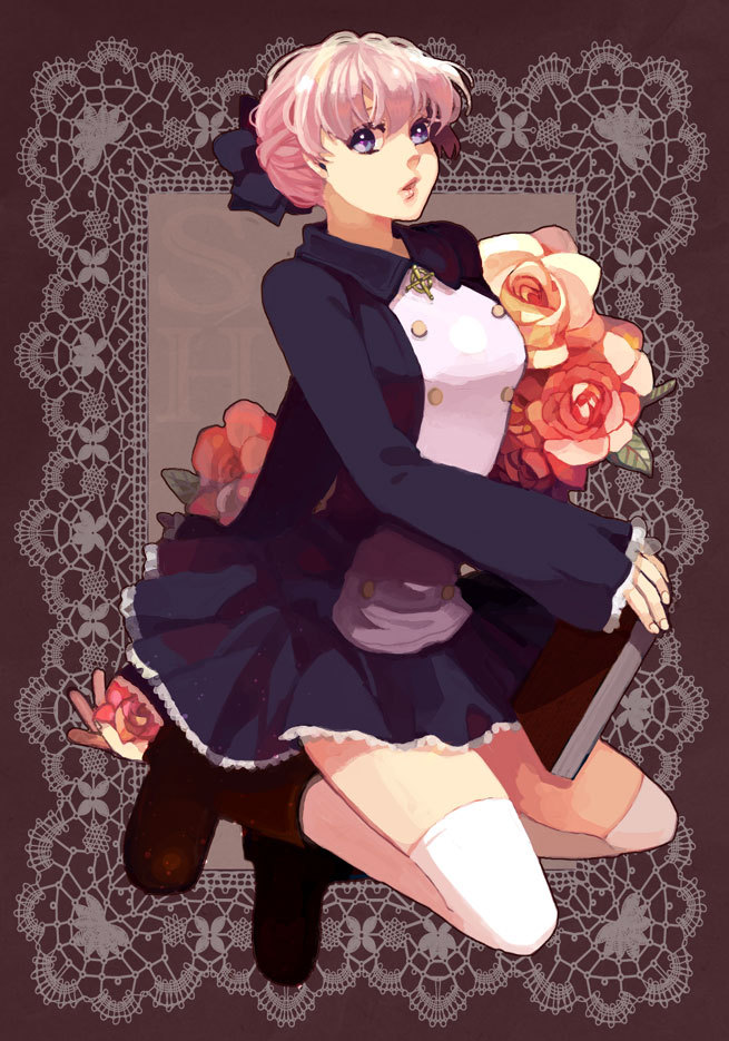 1girl, alice_elliot, blue_eyes, blue_ribbon, blush, book, boots, bow