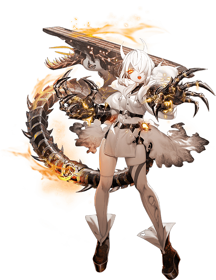 1girl, abyssal_ship, artist_request, boots, breast_pocket, breasts, claws, colored_skin