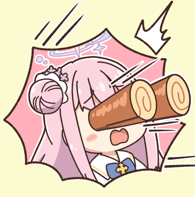 1girl, ^^^, blue_archive, blue_bow, blue_bowtie, blue_ribbon, blush_stickers, bow