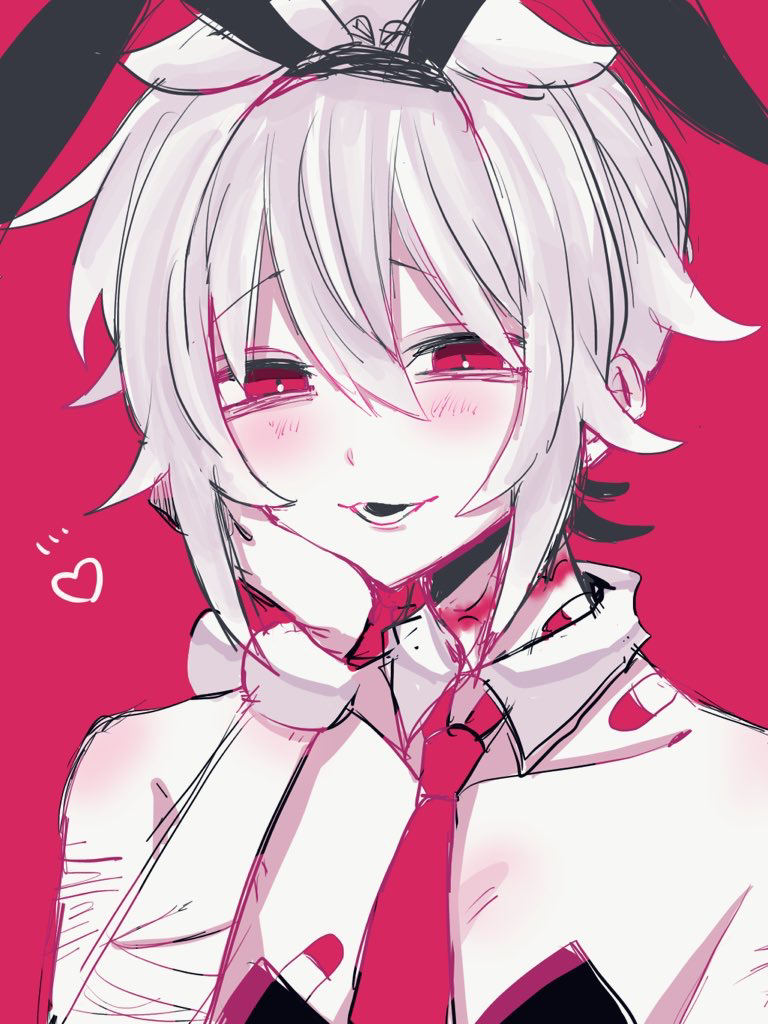 1boy, aida_yuuya, androgynous, animal_ears, bandages, bandaid, bandaid_on_neck, fake_animal_ears