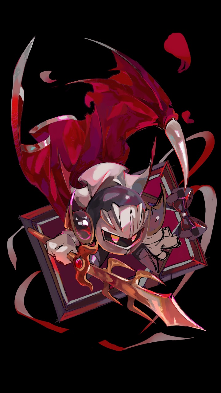 1boy, black_background, cape, commentary_request, highres, holding, holding_sword, holding_weapon