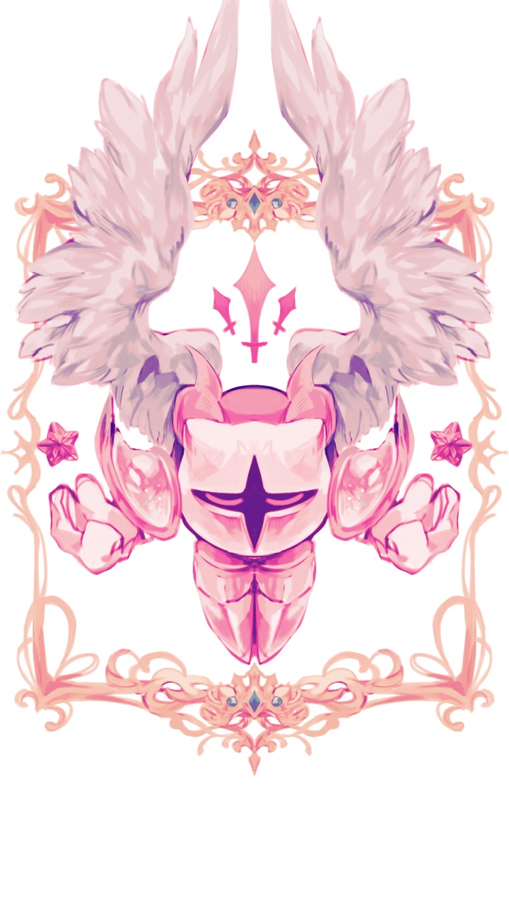 1boy, clenched_hand, closed_eyes, flying, galacta_knight, gloves, highres, horns