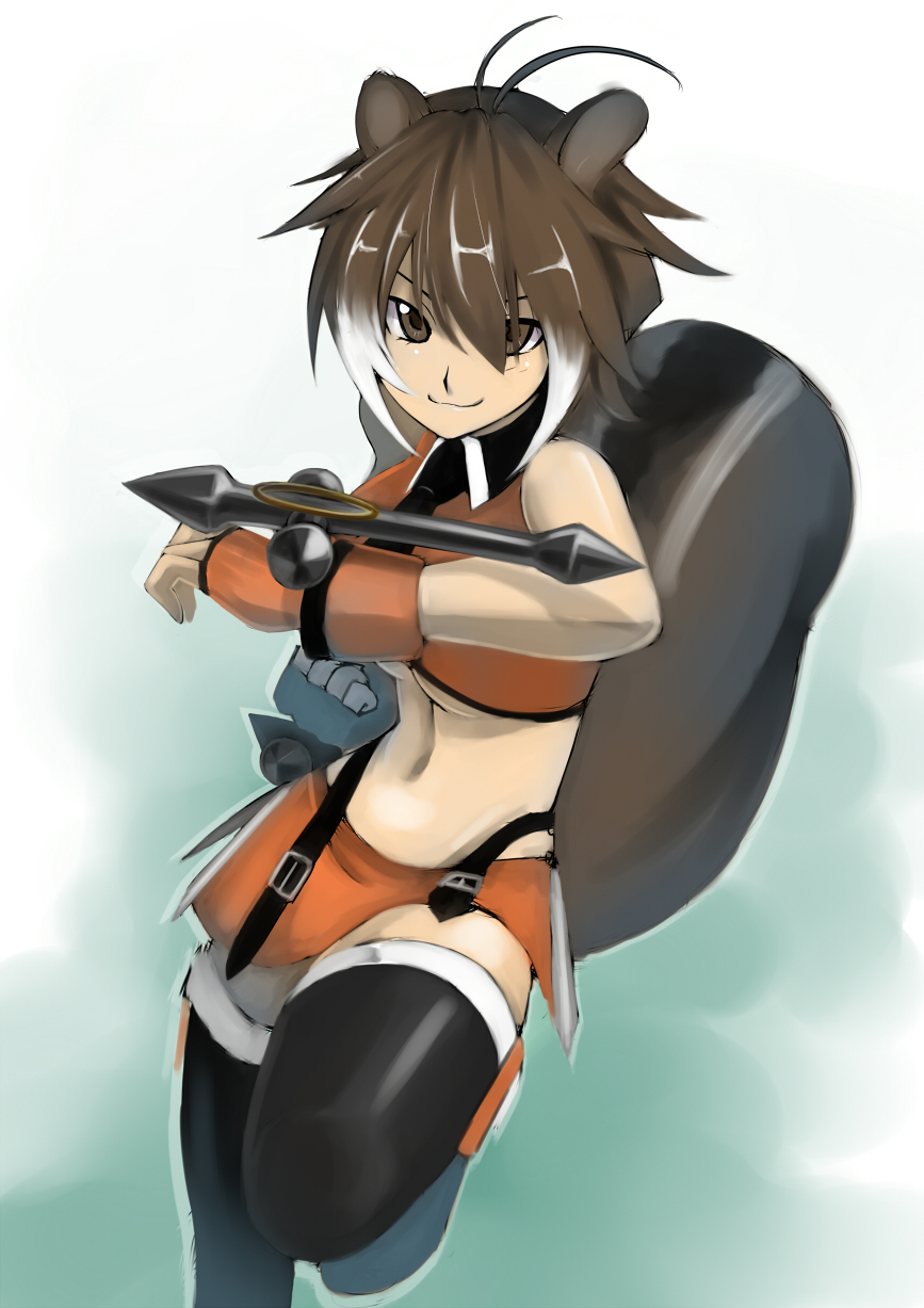 1girl, animal_ears, arc_system_works, bad_id, bad_pixiv_id, blazblue, blazblue:_continuum_shift, brown_eyes