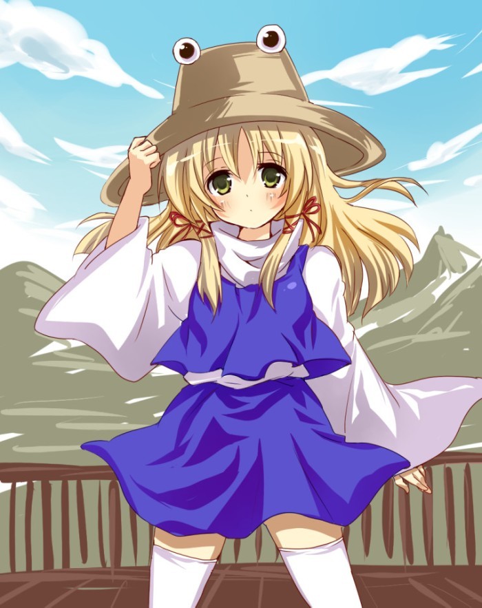 1girl, bad_id, bad_pixiv_id, blonde_hair, blush, chako, chako_(chakoxxx), dress