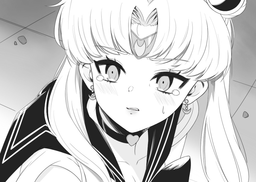 1girl, alzcats, bishoujo_senshi_sailor_moon, bishoujo_senshi_sailor_moon_s, braid, choker, circlet, comic_panel_redraw