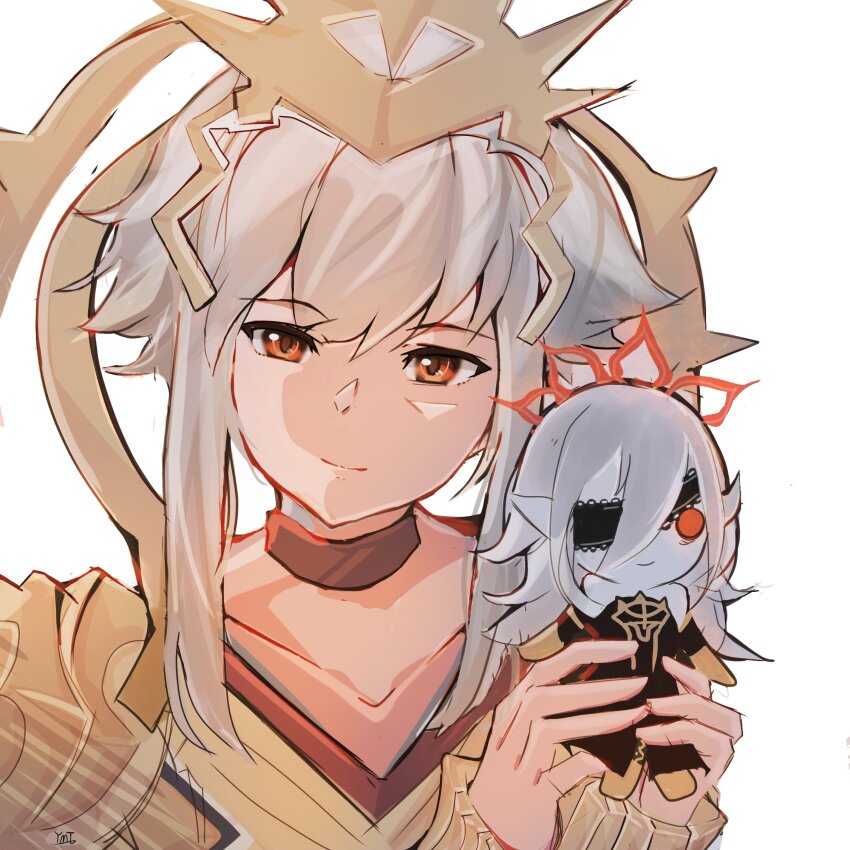 1girl, character_doll, choker, collarbone, doll, embla_(fire_emblem), fire_emblem, fire_emblem_heroes