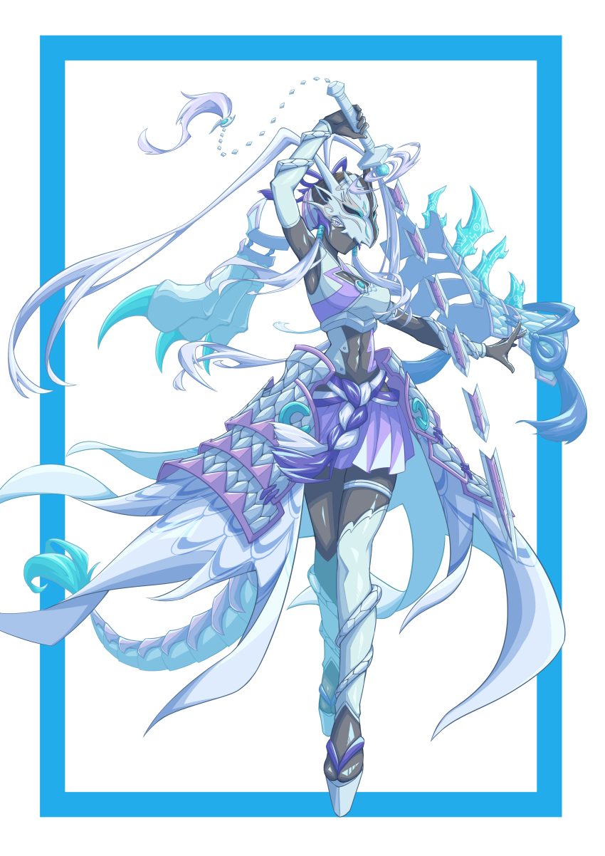 1girl, abs, absurdres, arm_over_head, armor, black_bodysuit, black_gloves, black_mask