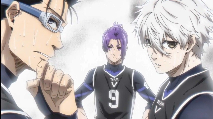 3boys, black_hair, blue_lock, egoist, long_hair, mikage_reo, multiple_boys, nagi_seishirou