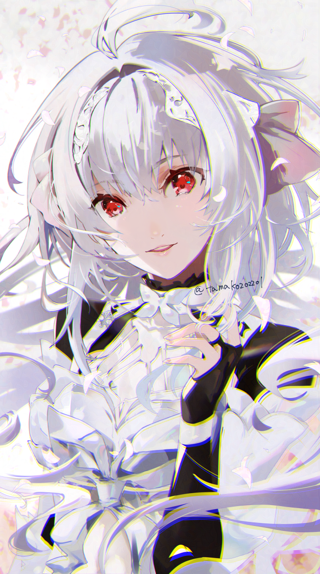 1girl, ahoge, braid, breasts, bridal_gauntlets, dress, fate/grand_order, fate_(series)