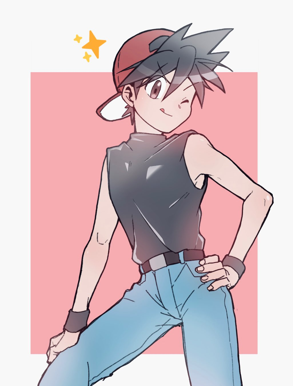 1boy, backwards_hat, ca_pkmn, hat, highres, male_focus, md5_mismatch, nintendo