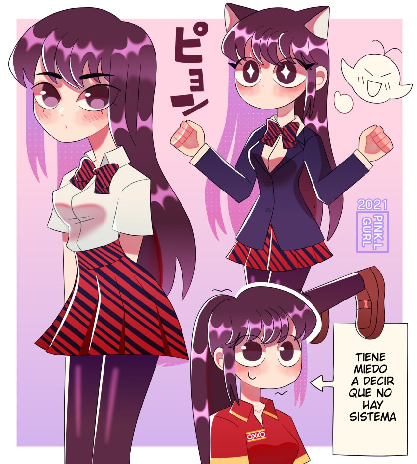 1girl, animal_ears, black_hair, blush, breasts, cat_ears, female_focus, highres