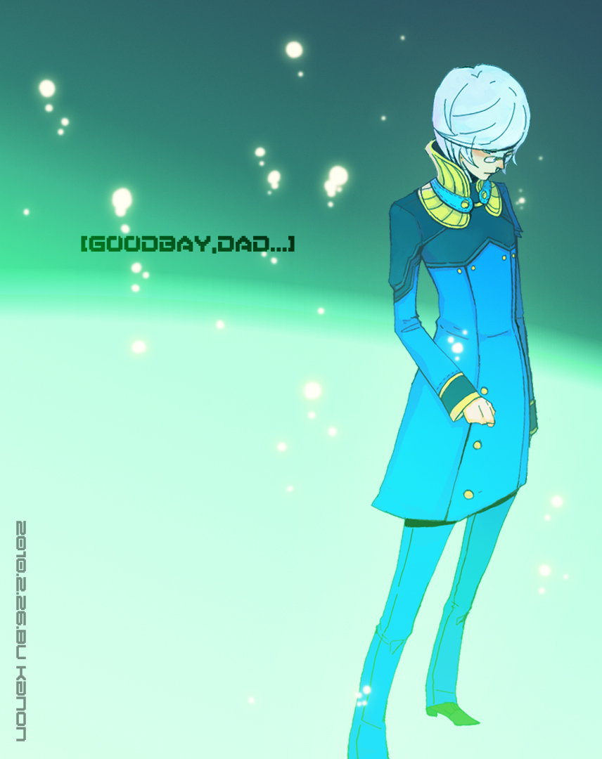 1boy, artist_name, blue_coat, blue_pants, clenched_hand, closed_mouth, coat, commentary