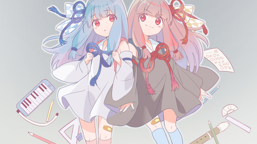 absurdres, aged_down, backpack, bag, bandaid, bandaid_on_leg, bare_shoulders, black_dress