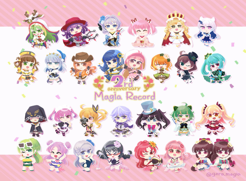 >:), >_<, 6+girls, :d, ;), ;d, ;p, ahoge