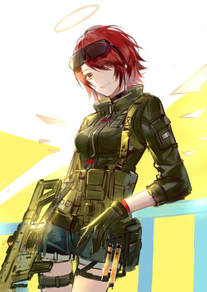 1girl, absurdres, arknights, black_gloves, black_jacket, chinese_commentary, closed_mouth, commentary_request