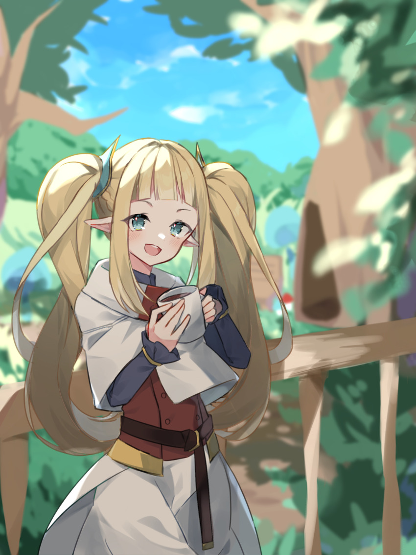 artist_request, coffee_mug, cup, filimes_harrifenas, highres, kumo_desu_ga_nani_ka?, mug, tagme