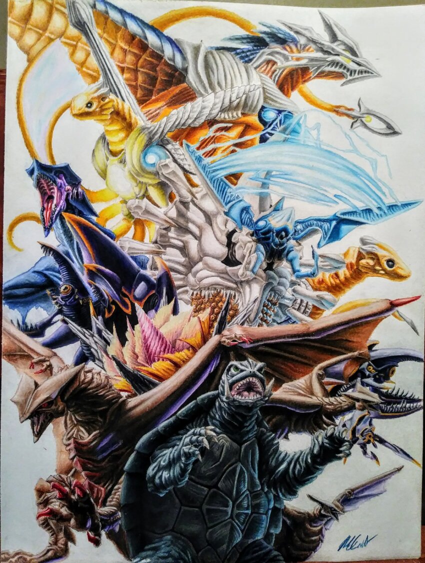 age_progression, alien, arm_blade, artist_name, bioluminescence, black_eyes, black_sclera, blue_electricity