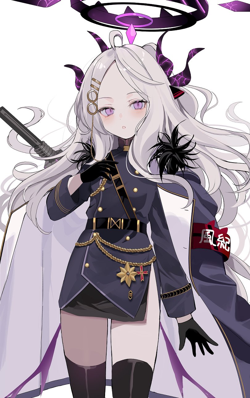 1girl, :o, ahoge, belt, black_belt, black_coat, black_dress, black_feathers