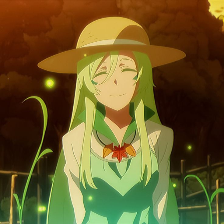 1girl, character_name, forest_spirit, green_eyes, green_hair, long_hair, spirit, tagme