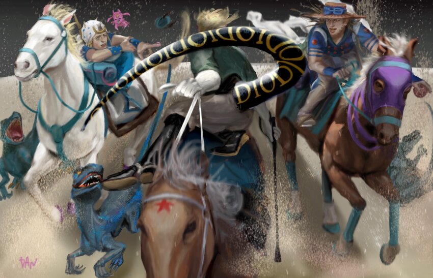 3boys, artist_name, ball, beanie, beard, blonde_hair, blue_eyes, danart14020