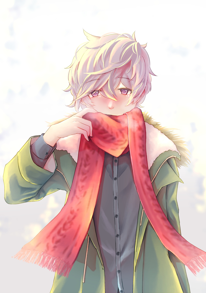 1boy, absurdres, coat, gabimaru, green_coat, highres, jigokuraku, kmdtkys