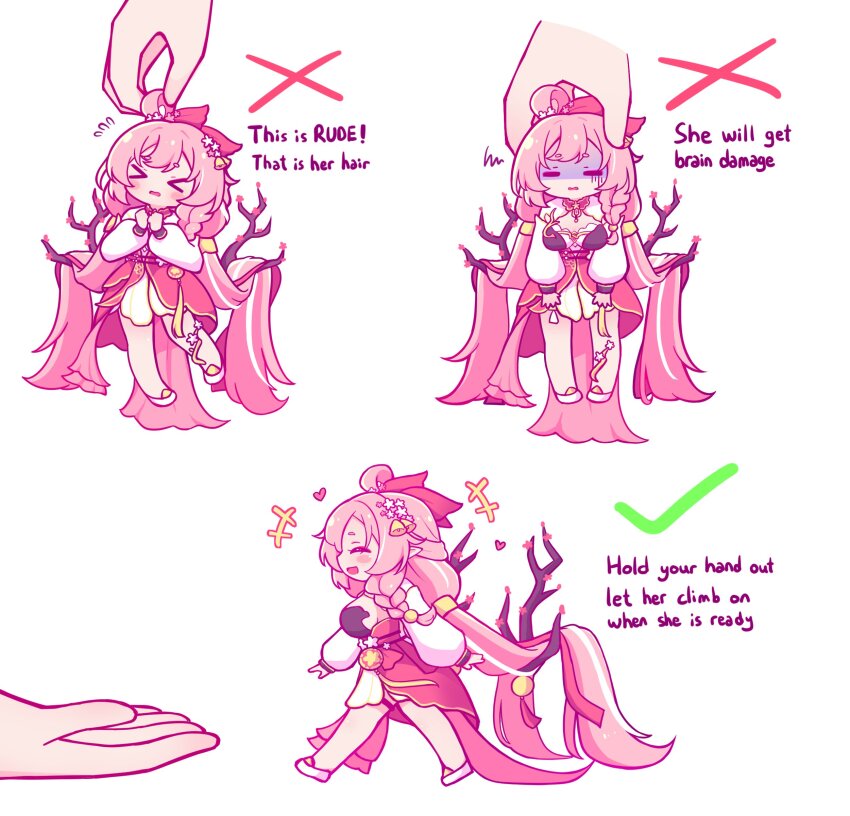 >_<, 1girl, :o, absurdres, aya_chan1221, bare_shoulders, bell, braid