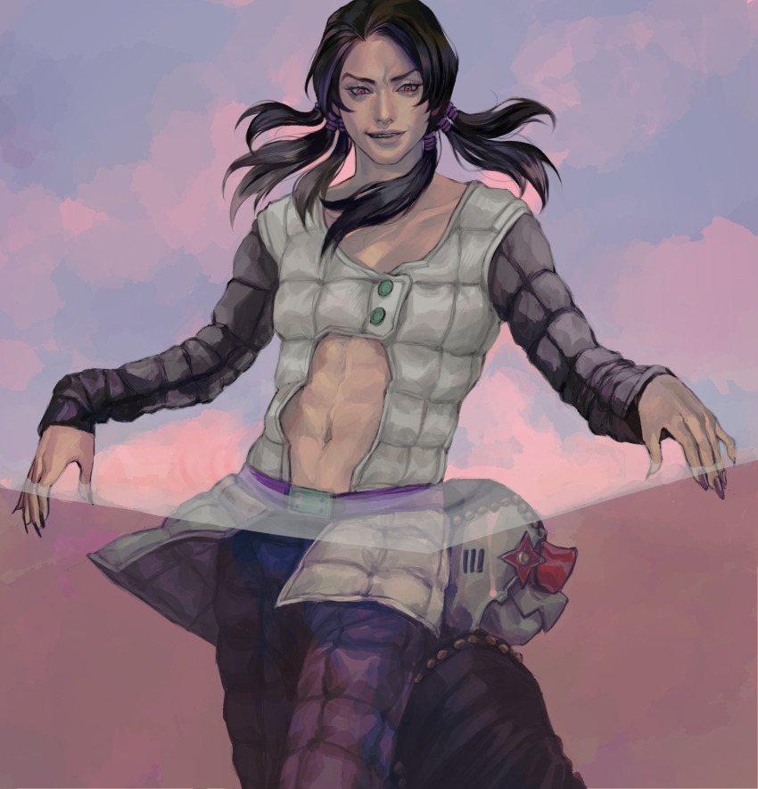 1boy, absurdres, brown_hair, evil_grin, evil_smile, grin, highres, jacket