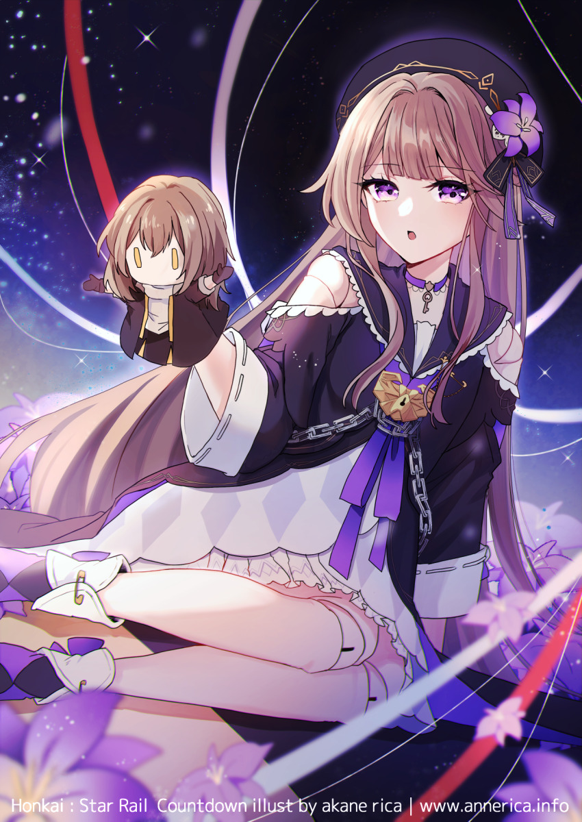 1girl, annerica, artist_name, brown_hair, character_doll, copyright_name, doll, doll_joints