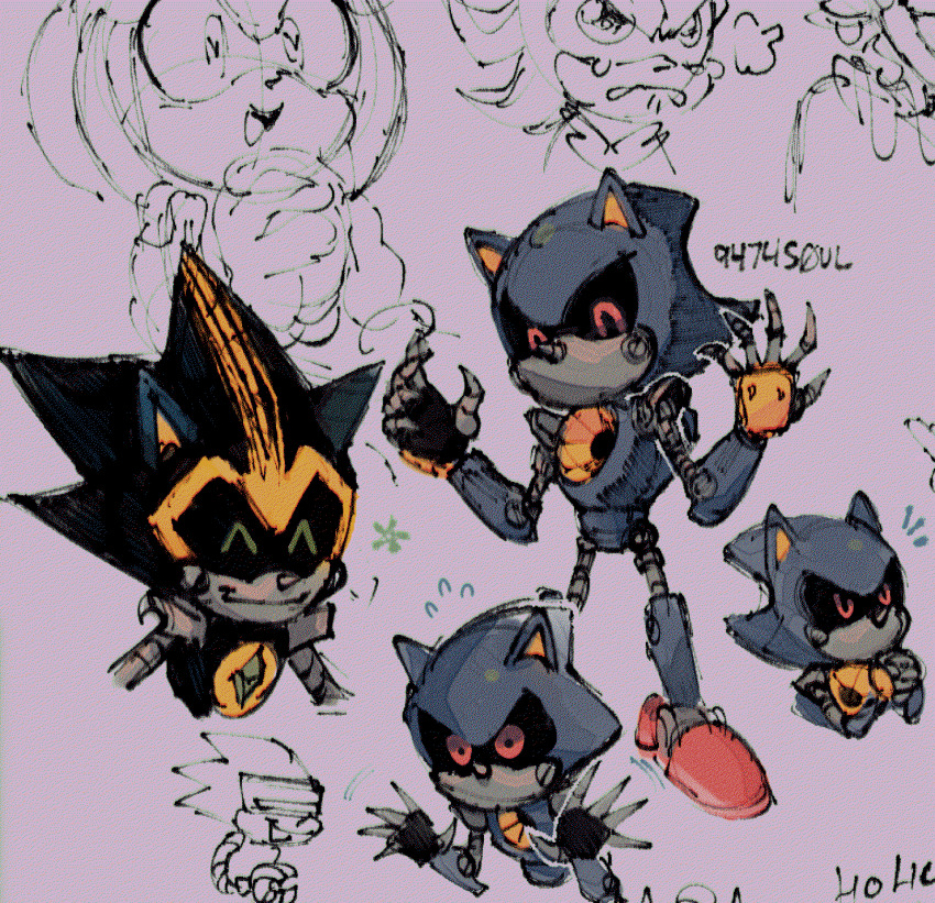 1girl, 4boys, 9474s0ul, ^_^, amy_rose, animal_ears, animal_nose, character_request