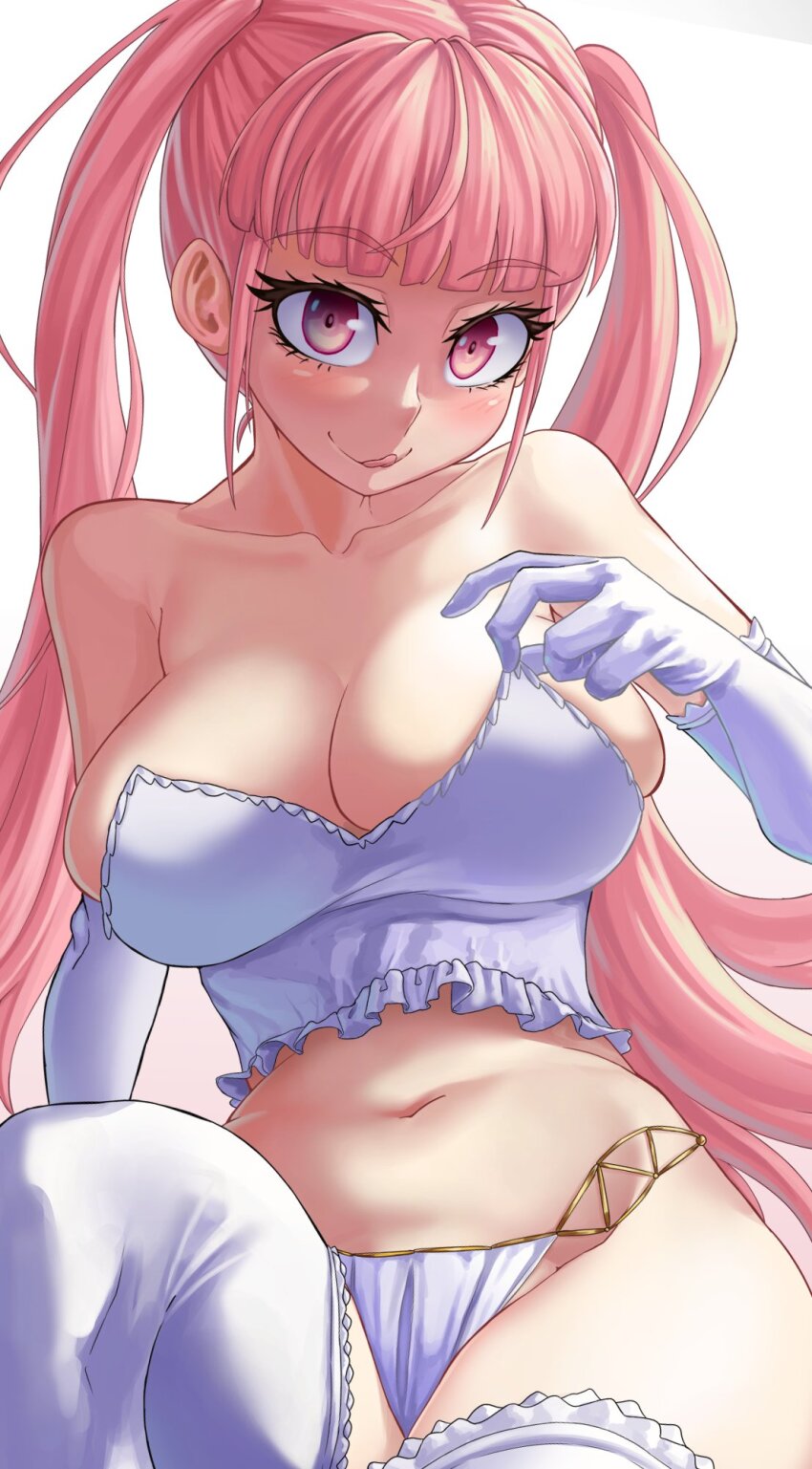 1girl, bare_shoulders, blush, breasts, cleavage, fire_emblem, fire_emblem:_three_houses, highres