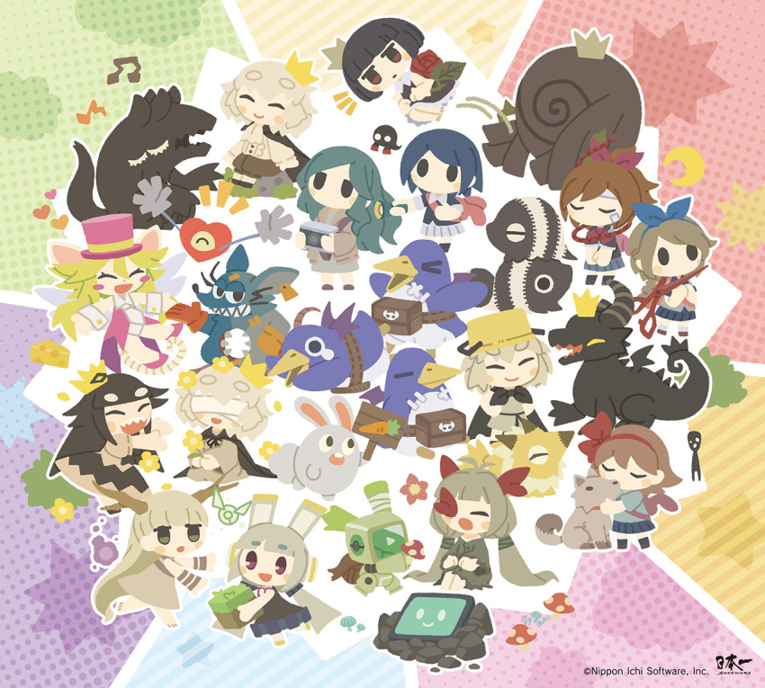 2boys, 6+girls, artist_request, bandages, bandages_over_eyes, blind_prince, camera, character_request