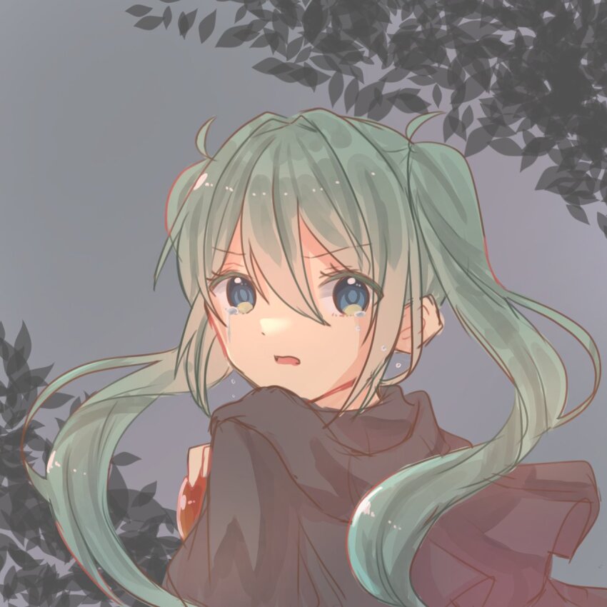 1girl, angry, apple, aqua_eyes, aquamarinu, black_cape, black_coat, cape