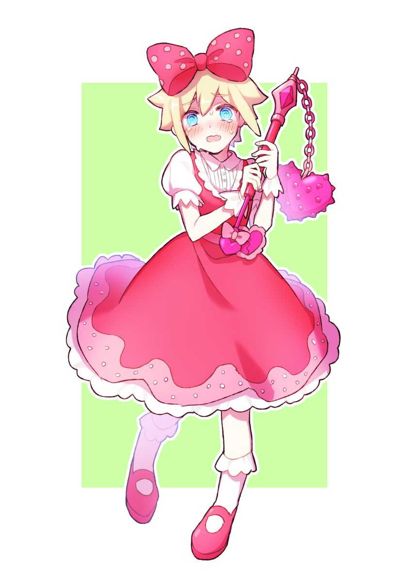 1boy, @_@, absurdres, basil_(faraway)_(omori), basil_(omori), blonde_hair, blue_eyes, blush