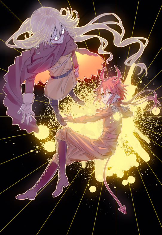 2boys, androgynous, black_background, blonde_hair, brown_hair, closed_mouth, crying, crying_with_eyes_open