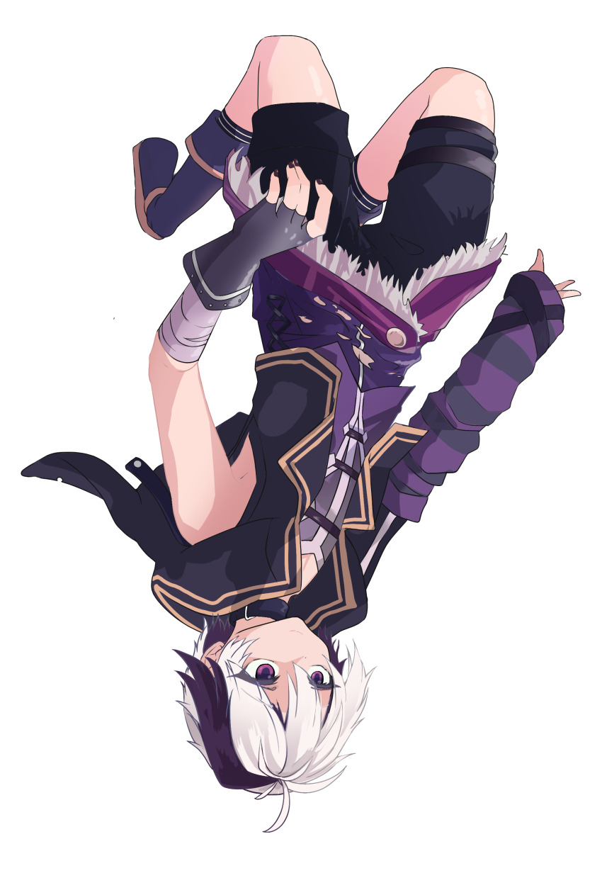 1girl, absurdres, arm_warmers, bandaged_arm, bandages, belt_collar, boots, collar