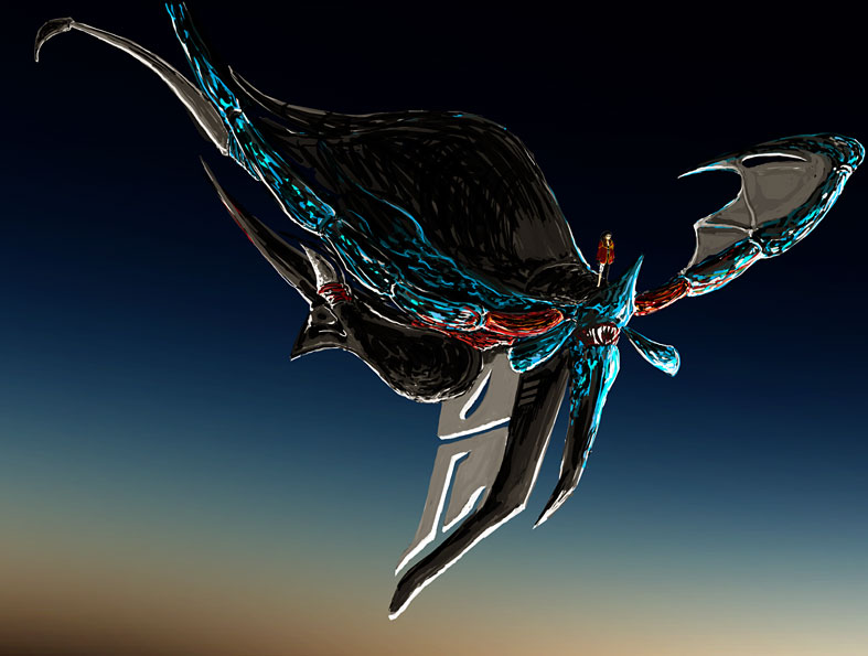 atolm, azel_(panzer_dragoon), dragon, panzer_dragoon, panzer_dragoon_saga, wings